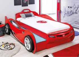 CARBED Кровать-машина Coupe с выдвижной кроватью Red 20.03.1306.00 в Кемерово - kemerovo.katalogmebeli.com | фото