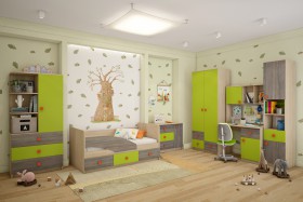 Детская комната Пуговка в Кемерово - kemerovo.katalogmebeli.com | фото