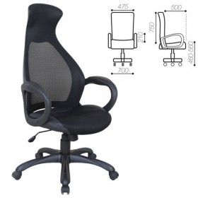 Кресло офисное BRABIX Genesis EX-517 (черное) в Кемерово - kemerovo.katalogmebeli.com | фото