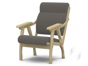 Кресло Вега-10 (бесцветный лак/ULTRA STONE) в Кемерово - kemerovo.katalogmebeli.com | фото