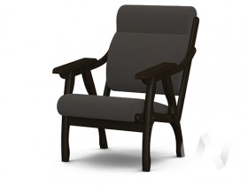 Кресло Вега-10 (венге лак/ULTRA GRAFIT) в Кемерово - kemerovo.katalogmebeli.com | фото