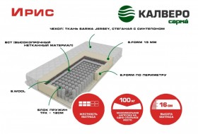 Матрас IRIS 1400*2000 в Кемерово - kemerovo.katalogmebeli.com | фото