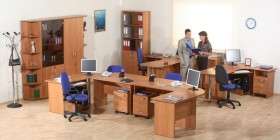 Мебель для персонала Альфа 61 Ольха в Кемерово - kemerovo.katalogmebeli.com | фото 1